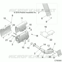 ENGINE, EXHAUST SYSTEM