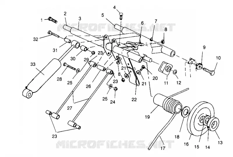 REAR TORQUE ARM XLT RMK 0960956, XLT SKS 0960556 AND EUROPEAN XLT SKS E9605 (4931813181C002)