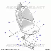 SEAT ASM.- Z23GAD92A/92B (C2689862)