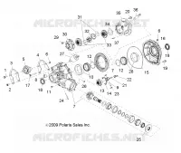 DRIVE TRAIN, GEARCASE, DIFFERENTIAL, INTERNAL COMPONENTS