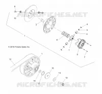 DRIVE TRAIN, SECONDARY CLUTCH