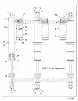 SUSPENSION, FRONT SHOCK INTERNALS