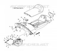 SEAT AND FUEL TANK AND CONSOLE