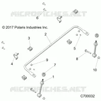 SUSPENSION, FRONT STABILIZER BAR