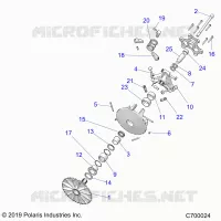 DRIVE TRAIN, PRIMARY CLUTCH