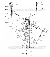 CARBURETOR '500 AND 500 CLASSIC (4919251925030A)