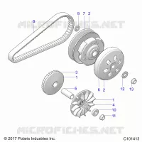 DRIVE TRAIN, PRIMARY CLUTCH