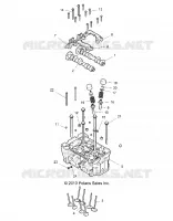 ENGINE, CYLINDER HEAD AND VALVES