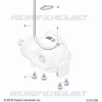 DRIVE TRAIN, GEARCASE MOUNTING, FRONT