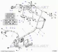 ELECTRICAL, WIRE HARNESS, CHASSIS