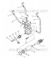 OIL PUMP ASSEMBLY XLT/0930767,XLT SP/0930667    XLT SKS/0930567 (4923012301038A)
