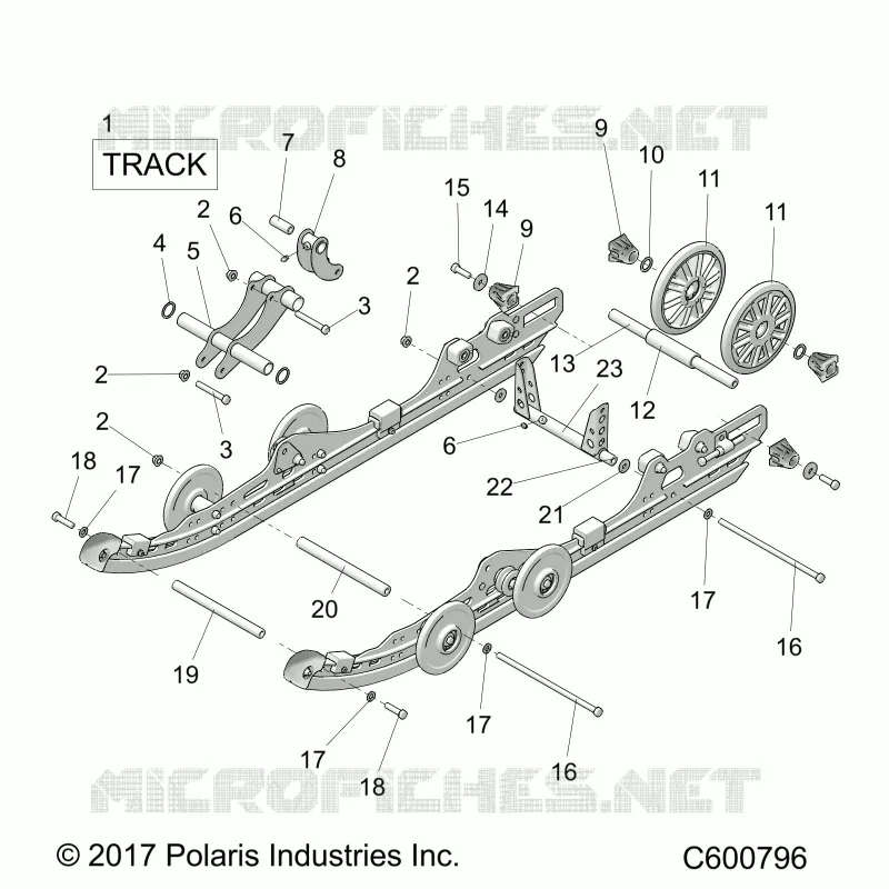REAR SUSPENSION AND TRACK
