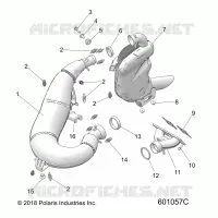 ENGINE, EXHAUST SYSTEM