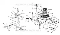 OIL TANK/AIR BOX XLT TOURING 0952857 AND  EUROPEAN XLT TOURING E95 (4929172917C006)