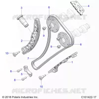 CAM CHAIN AND SPROCKET