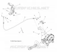 BRAKES, PARKING BRAKE ASM.