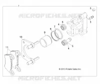BRAKES, REAR CALIPER