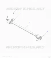DRIVE TRAIN, FRONT PROP SHAFT