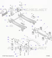 SEAT MOUNTING, FRONT