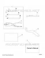 REFERENCES, TOOL KIT AND OWNERS MANUALS