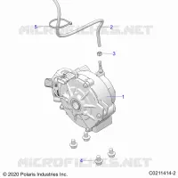 DRIVE TRAIN, FRONT GEARCASE MOUNTING