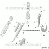 REAR SUSPENSION SHOCK MOUNTING