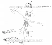 UPPER STEERING   HANDLEBAR ASM.