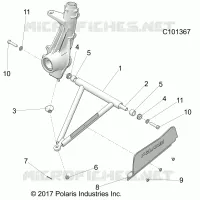 SUSPENSION, A-ARM AND STRUT MOUNTING