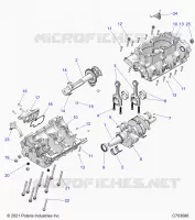 ENGINE, CRANKCASE AND CRANKSHAFT