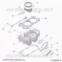 CYLINDER AND PISTON
