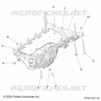 OIL PAN, MOUNTING AND RELATED