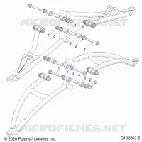 FRONT SUSPENSION A-ARMS MOUNTING