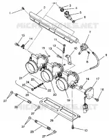 THROTTLE   ASSEMBLY RXL 0940768 AND RXL TOURING 0940869 (4925062506048A)