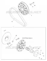 DRIVE TRAIN, SECONDARY CLUTCH