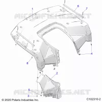 REAR BODYWORK CAB