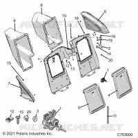 REAR BODYWORK STORAGE COMPARTMENTS