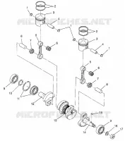 PISTON   CRANKSHAFT LITE TOURING 0983133 AND EUROPEAN LITE TOURNG E983133 (4941934193C005)