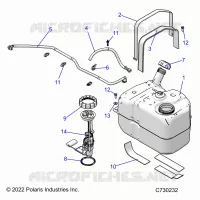 FUEL SYSTEM, FUEL TANK ASM.