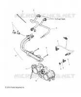 FUEL SYSTEM, RAIL, LINES AND THROTTLE  BODY