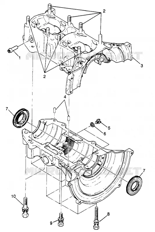 CRANKCASE  TRAIL RMK 0970961 (4938333833C005)