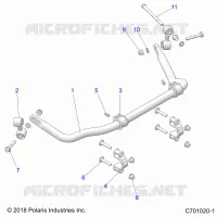 SUSPENSION, REAR STABILIZER BAR