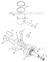 CRANKSHAFT AND PISTON