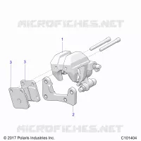 BRAKES, FRONT BRAKE CALIPER