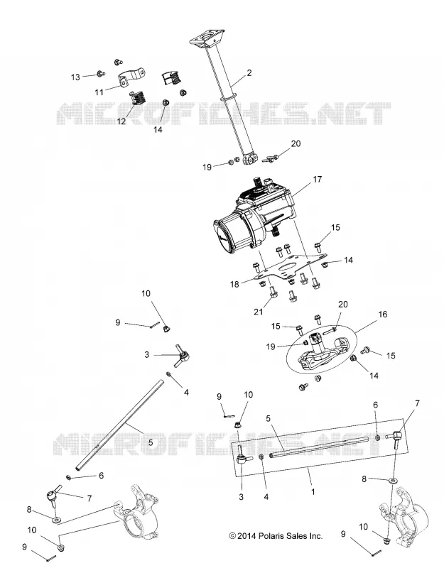 STEERING POST   ASM.