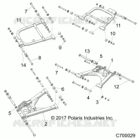REAR SUSPENSION CONTROL ARMS