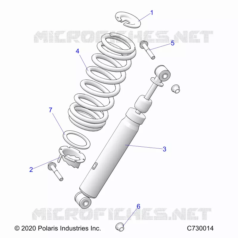 SUSPENSION, FRONT SHOCK MOUNTING