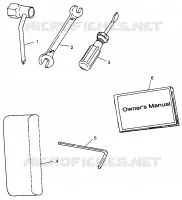 TOOL KIT    HURRICANE B964466 AND  INTL. HURRICANE I964466 (4935733573B012)