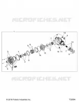 DRIVE TRAIN, FRONT GEARCASE INTERNALS