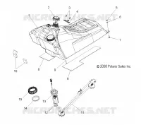 FUEL SYSTEM, FUEL TANK ASM.