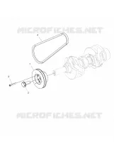 ENGINE, DRIVE PULLEY AND DRIVE BELT